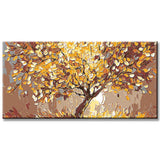 Paint by Numbers Golden Yellow Tree