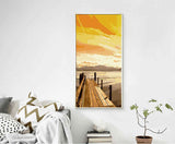 Painting by Numbers Lake Jetty