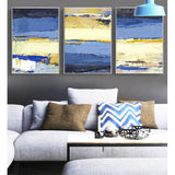 Paint by Numbers Triptych Layers