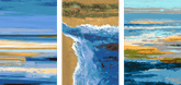 Paint by Numbers Triptych Layers