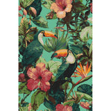 Painting by Numbers Animals Toucan Parrot Flowers