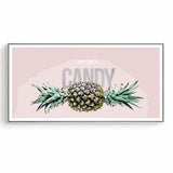 Painting by numbers pineapple candy