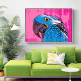 Paint by Numbers Parrot Blue