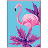 Painting by Numbers Bird Flamingo Blue