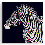 Painting by Numbers Zebra Dots Black