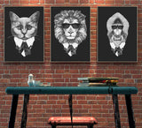 Painting by Numbers Cat Black and White