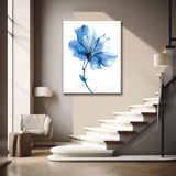 Paint by Numbers Flower Blue