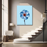 Paint by Numbers Flower Blue