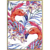 Painting by Numbers Animals Flamingo Flowers