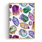 Paint by numbers crystals