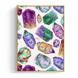 Paint by numbers crystals