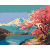 Paint by Numbers Peaks in Japan