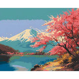 Paint by Numbers Peaks in Japan