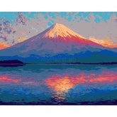 Painting by Numbers Snow Covered Peak