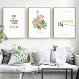 Paint by Numbers Flamingo