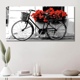 Painting by Numbers Bicycle with Flowers