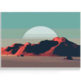 Painting by Numbers Mountains Desert