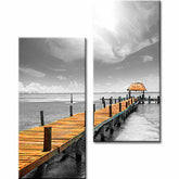 Painting by Numbers Jetty by The Sea- 2-Panel (Duo)
