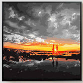 Painting by Numbers Sunset Couple