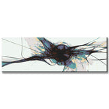 Painting by Numbers Modern Art Black Explosion