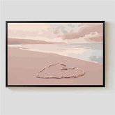 Painting by Numbers Heart on The Beach