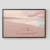 Painting by Numbers Heart on The Beach