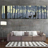 Painting by Numbers Wild in The forest- 3-Panel (Triptych)