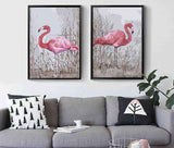 Painting by Numbers Flamingo on The Shore
