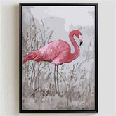 Painting by Numbers Flamingo on The Shore