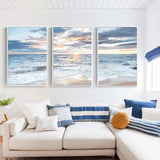Paint by Numbers Triptych Surf