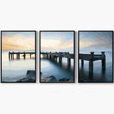 Paint by Numbers Triptych Bathing Platform