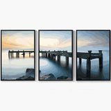 Paint by Numbers Triptych Bathing Platform