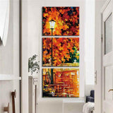 Painting by Numbers Autumn Evening- 3-Panel (Triptych)