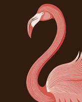 Paint by Numbers Flamingo Graphic