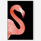 Paint by Numbers Flamingo Graphic