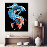 Painting by Numbers Fish