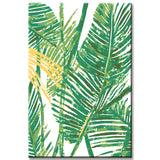 Paint by Numbers Palm Leaf Print