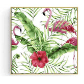 Painting by Numbers Flamingo Flowers