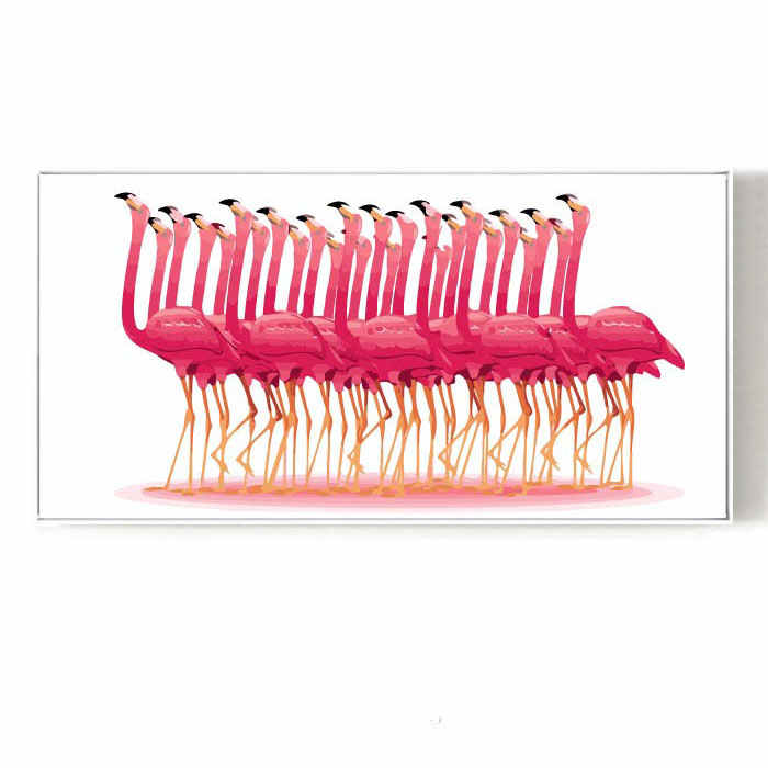 Paint by Numbers Flamingo Ballet