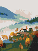 Painting by Numbers Alpenstraße