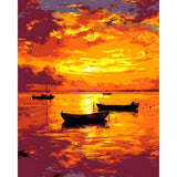 Painting by Numbers Sailing Trip Sunset