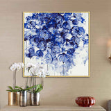 Paint by Numbers Flowers Blue