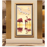 Painting by Numbers Flamingo Sunrise