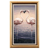 Painting by Numbers Flamingo Heart