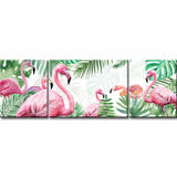Painting by Numbers Flamingo Family- 3-Panel (Triptych)