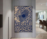 Paint by Numbers Gold Pattern