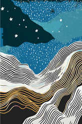Painting by Numbers Stars Abstract