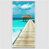 Painting by Numbers Caribbean Jetty into The Sea