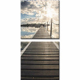 Painting by Numbers Fox with Santa Hat