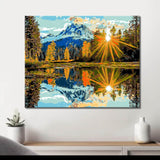 Painting by Numbers Sun Reflection